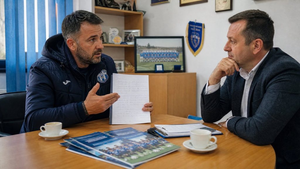 Trener sportskog kluba na sastanku sa sponzorom - greške pri traženju sponzora za klub